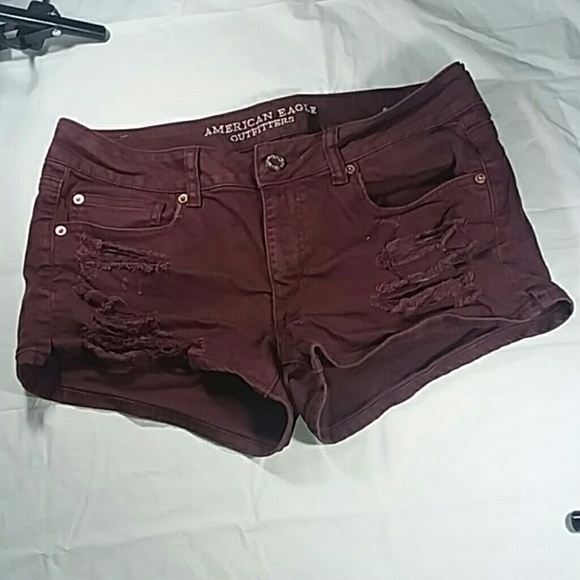 American Eagle Outfitters Pants - American eagle outfitters deep maroon shorts